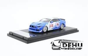 Auto a Escala 1/64 Mustang Clinched Widebody Converse Azul - Blanco - Rojo, MUCLIWICONLB64 Liberty64