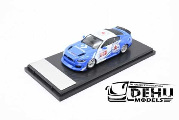 Auto a Escala 1/64 Mustang Clinched Widebody Converse Azul - Blanco - Rojo, MUCLIWICONLB64 Liberty64 - Imagen 9