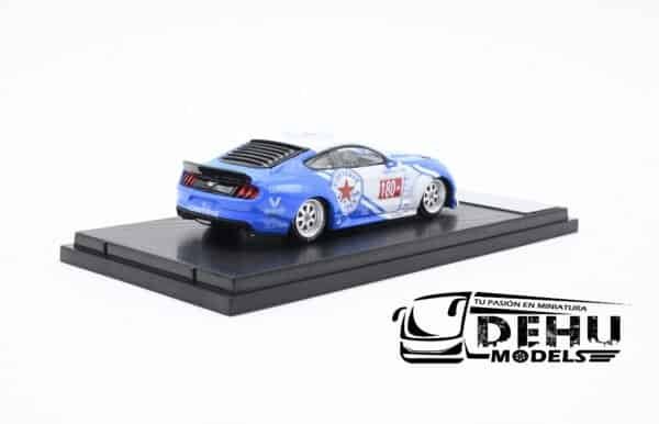 Auto a Escala 1/64 Mustang Clinched Widebody Converse Azul - Blanco - Rojo, MUCLIWICONLB64 Liberty64 - Imagen 5