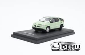 Camioneta a Escala 1/64 Pontiac Aztek Verde - Negro, POIAZVERNEGOC GOC Vehicle Museum