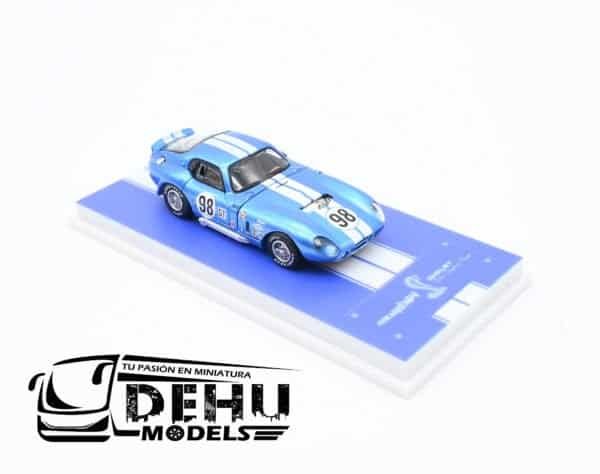 Auto a Escala 1/64 Shelby Cobra Daytona Coupe CXS2601 Azul-Blanco, SHCODACOAZBLFW Fine Works 64 - Imagen 2