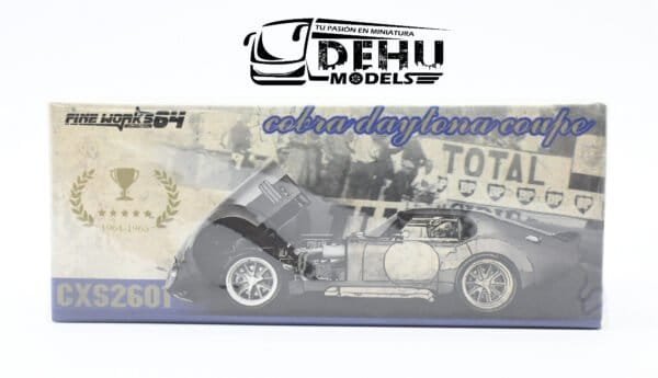 Auto a Escala 1/64 Shelby Cobra Daytona Coupe CXS2601 Azul-Blanco, SHCODACOAZBLFW Fine Works 64 - Imagen 14