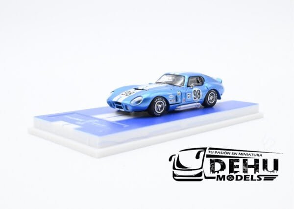Auto a Escala 1/64 Shelby Cobra Daytona Coupe CXS2601 Azul-Blanco, SHCODACOAZBLFW Fine Works 64