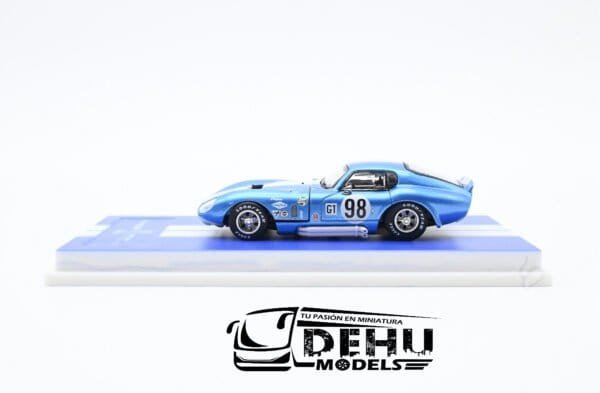 Auto a Escala 1/64 Shelby Cobra Daytona Coupe CXS2601 Azul-Blanco, SHCODACOAZBLFW Fine Works 64 - Imagen 9
