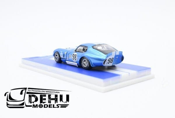 Auto a Escala 1/64 Shelby Cobra Daytona Coupe CXS2601 Azul-Blanco, SHCODACOAZBLFW Fine Works 64 - Imagen 8