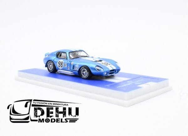 Auto a Escala 1/64 Shelby Cobra Daytona Coupe CXS2601 Azul-Blanco, SHCODACOAZBLFW Fine Works 64 - Imagen 3