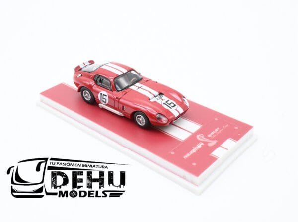 Auto a Escala 1/64 Shelby Cobra Daytona Coupe CXS2601 Rojo-Blanco, SHCODACOROBLFW Fine Works 64 - Imagen 2