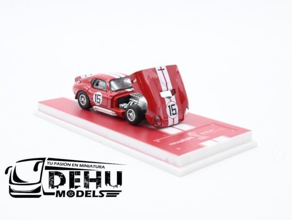 Auto a Escala 1/64 Shelby Cobra Daytona Coupe CXS2601 Rojo-Blanco, SHCODACOROBLFW Fine Works 64 - Imagen 7