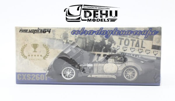 Auto a Escala 1/64 Shelby Cobra Daytona Coupe CXS2601 Rojo-Blanco, SHCODACOROBLFW Fine Works 64 - Imagen 14