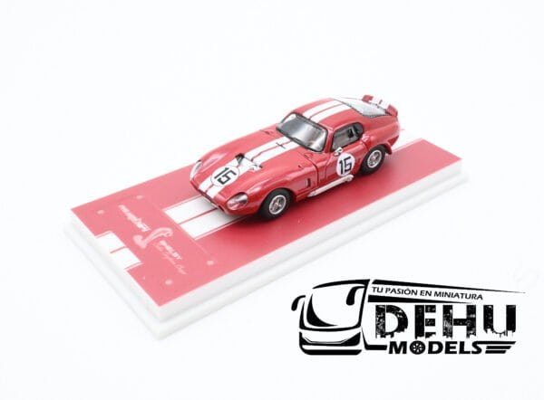 Auto a Escala 1/64 Shelby Cobra Daytona Coupe CXS2601 Rojo-Blanco, SHCODACOROBLFW Fine Works 64 - Imagen 11