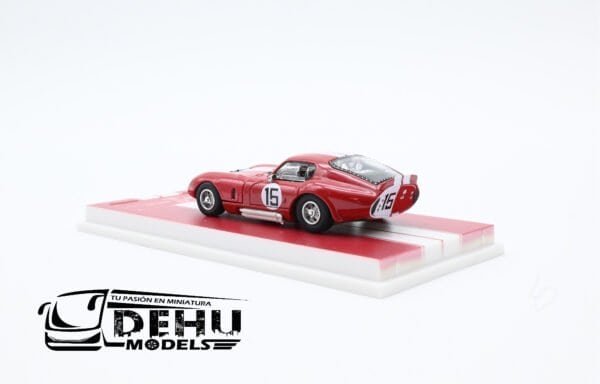 Auto a Escala 1/64 Shelby Cobra Daytona Coupe CXS2601 Rojo-Blanco, SHCODACOROBLFW Fine Works 64 - Imagen 8