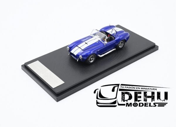Auto a Escala 1/64 Shelby Cobra 427S/C Azul-Blanco-Negro, SHECOAZUBLAFW Fine Works 64 - Imagen 6