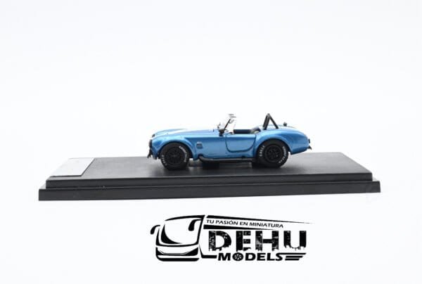 Auto a Escala 1/64 Shelby Cobra 427S/C Celeste-Blanco-Negro, SHECOCELBLAFW Fine Works 64 - Imagen 9