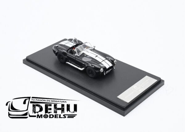 Auto a Escala 1/64 Shelby Cobra 427S/C Negro-Blanco, SHECONEGBLAFW Fine Works 64 - Imagen 2