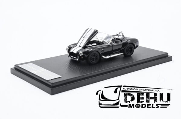 Auto a Escala 1/64 Shelby Cobra 427S/C Negro-Blanco, SHECONEGBLAFW Fine Works 64 - Imagen 7