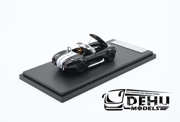 Auto a Escala 1/64 Shelby Cobra 427S/C Negro-Blanco, SHECONEGBLAFW Fine Works 64 - Imagen 6