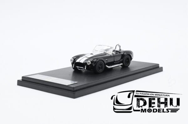 Auto a Escala 1/64 Shelby Cobra 427S/C Negro-Blanco, SHECONEGBLAFW Fine Works 64
