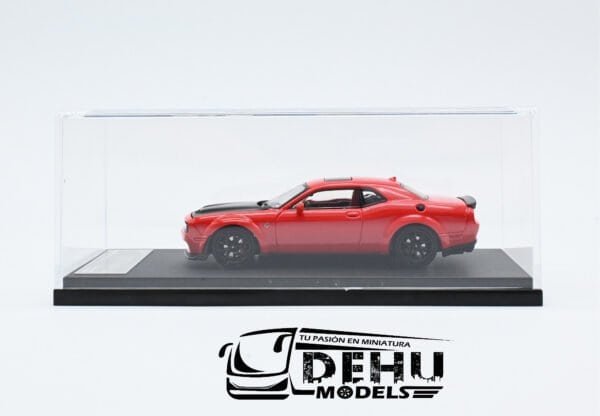 Auto a Escala 1/64 Dodge Challenger SRT Hellcat Rojo - Negro, STHDCRN Stance Hunters - Imagen 13