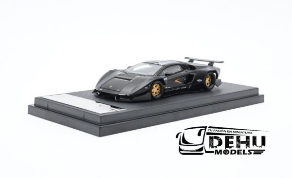 Auto a Escala 1/64 Lamborghini Countach LPI 800-4 V PSC DESIGN Negro, TM647701 TimeMicro