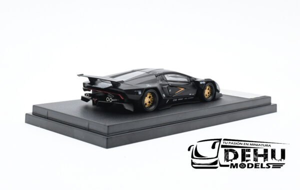 Auto a Escala 1/64 Lamborghini Countach LPI 800-4 V PSC DESIGN Negro, TM647701 TimeMicro - Imagen 5