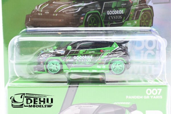Auto a Escala 1/64 Pandem GR Yaris Goodride Motorsport Enigma Co. Chasse 007-2 Pop Race - Imagen 3