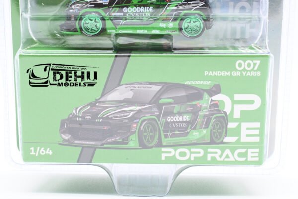 Auto a Escala 1/64 Pandem GR Yaris Goodride Motorsport Enigma Co. Chasse 007-2 Pop Race - Imagen 4