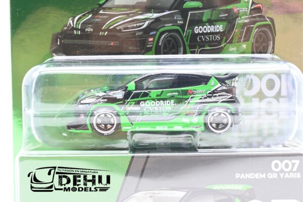 Auto a Escala 1/64 Pandem GR Yaris Goodride Motorsport Enigma Co. 007 Pop Race - Imagen 3