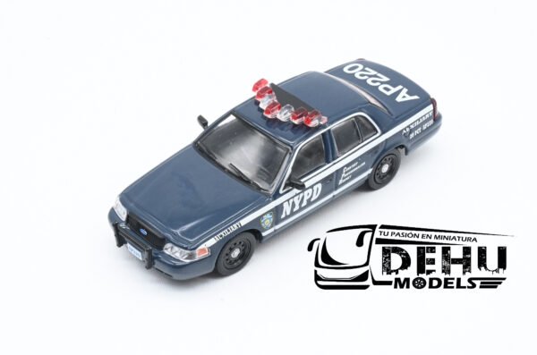 Auto a Escala 1/64 Ford Crown Victoria New York City, Auxiliary Police CBP-075 596 Model - Imagen 9