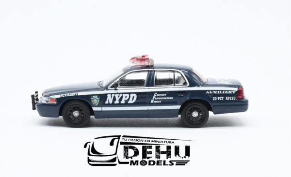 Auto a Escala 1/64 Ford Crown Victoria New York City, Auxiliary Police CBP-075 596 Model - Imagen 7