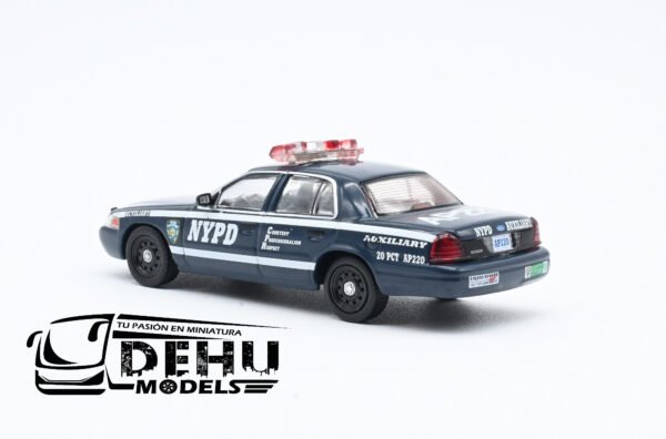 Auto a Escala 1/64 Ford Crown Victoria New York City, Auxiliary Police CBP-075 596 Model - Imagen 6