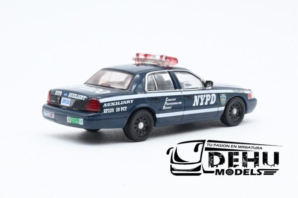 Auto a Escala 1/64 Ford Crown Victoria New York City, Auxiliary Police CBP-075 596 Model - Imagen 5