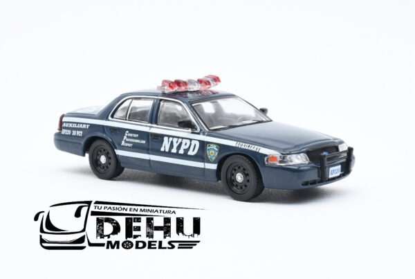 Auto a Escala 1/64 Ford Crown Victoria New York City, Auxiliary Police CBP-075 596 Model - Imagen 3