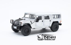 Auto a Escala 1/64 Hummer H1 Plateada CBP-078 596 Model