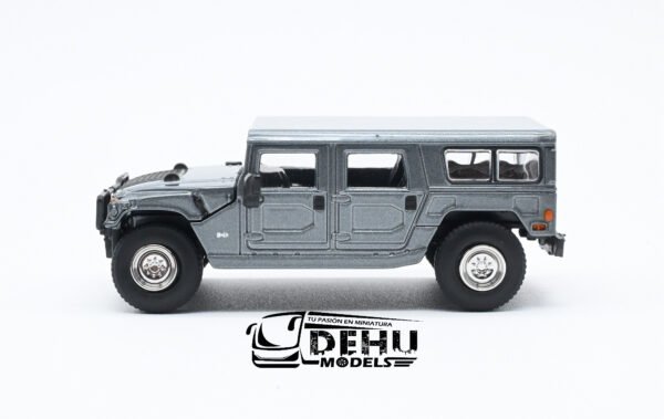 Auto a Escala 1/64 Hummer H1 Gris Metálico CBP-081 596 Model - Imagen 9