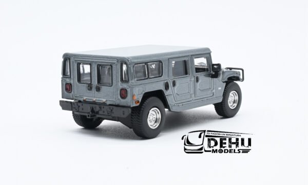 Auto a Escala 1/64 Hummer H1 Gris Metálico CBP-081 596 Model - Imagen 5