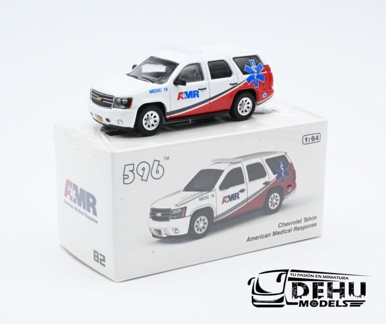 CBP-082 Chevrolet Tahoe American Medical Response, Blanco - Rojo (10)