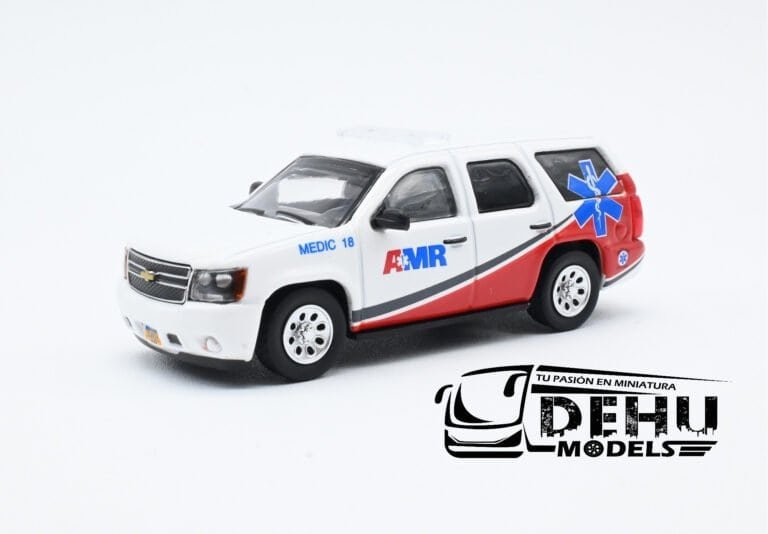 CBP-082 Chevrolet Tahoe American Medical Response, Blanco - Rojo (2)
