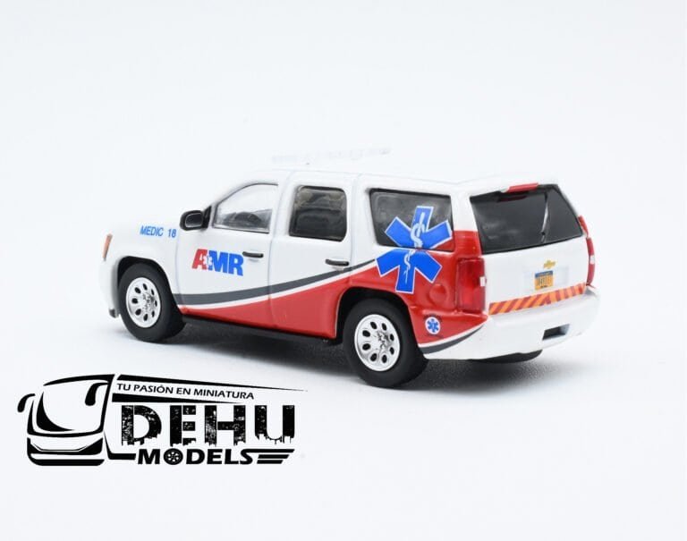 CBP-082 Chevrolet Tahoe American Medical Response, Blanco - Rojo (5)