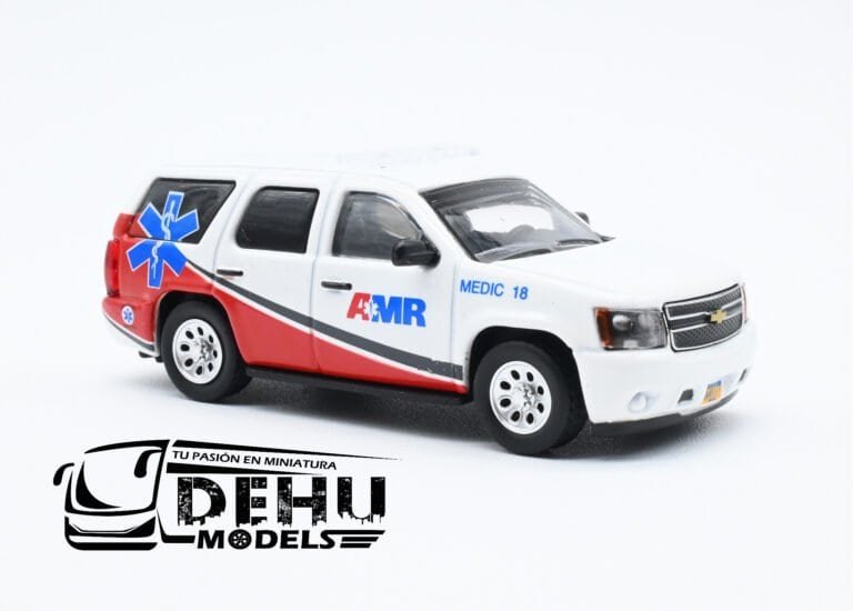CBP-082 Chevrolet Tahoe American Medical Response, Blanco - Rojo (8)