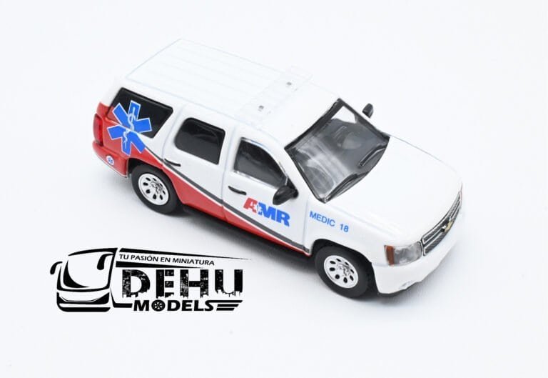 CBP-082 Chevrolet Tahoe American Medical Response, Blanco - Rojo (9)