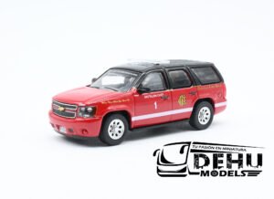 Camioneta a Escala 1/64 Chevrolet Tahoe Chicago IL Fire Dept CBP-088 596 Model
