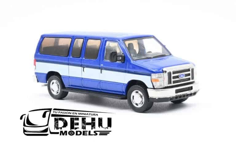 CBP-A-001 Ford E-350 Super Duty Van Econoline, Azul - Blanco (10)