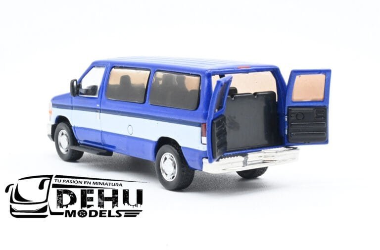CBP-A-001 Ford E-350 Super Duty Van Econoline, Azul - Blanco (12)