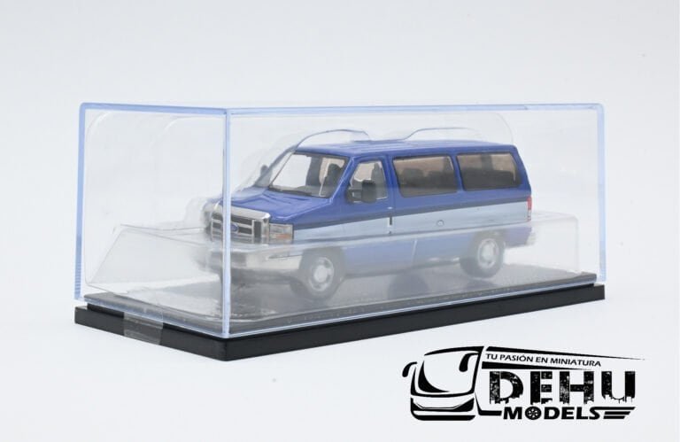CBP-A-001 Ford E-350 Super Duty Van Econoline, Azul - Blanco (2)