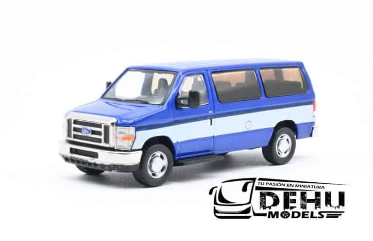 CBP-A-001 Ford E-350 Super Duty Van Econoline, Azul - Blanco (4)