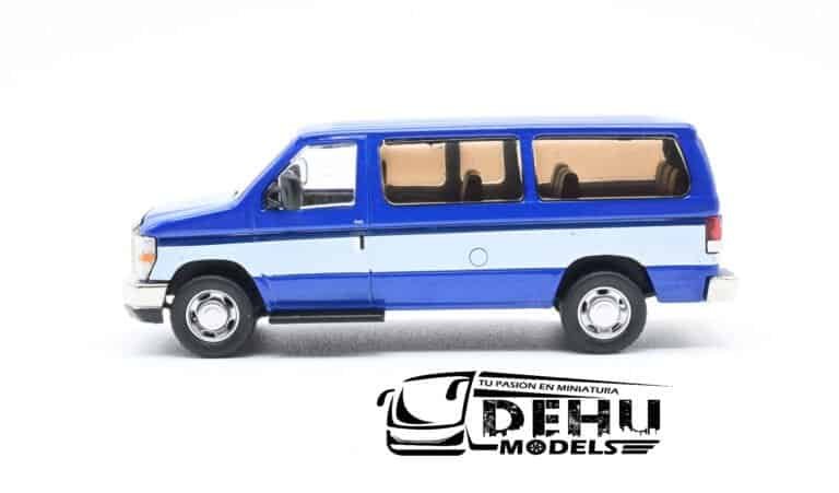CBP-A-001 Ford E-350 Super Duty Van Econoline, Azul - Blanco (6)