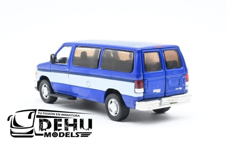 CBP-A-001 Ford E-350 Super Duty Van Econoline, Azul - Blanco (7)