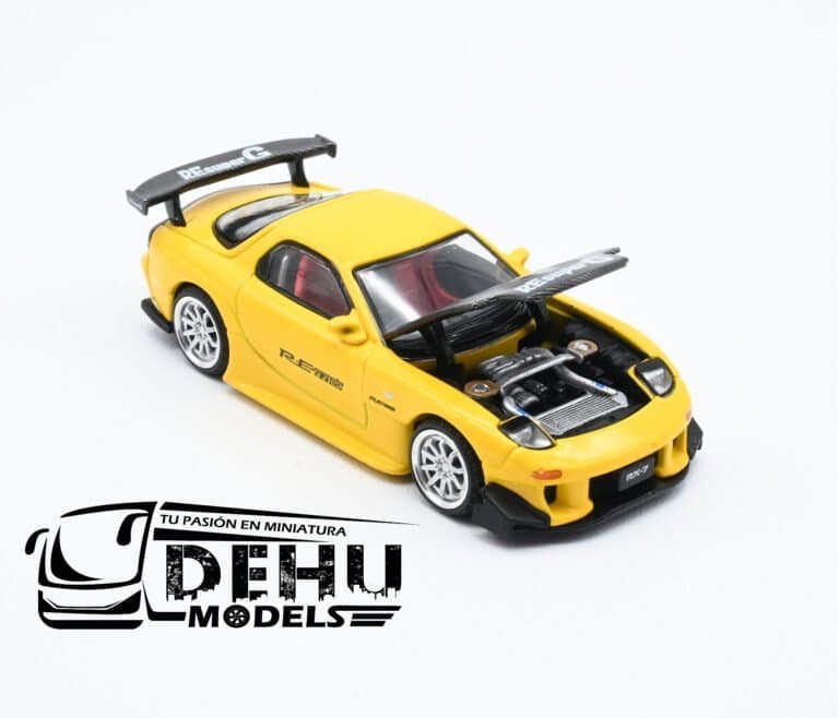 PR64-0116 Mazda RX7 RE Amemiya Widebody, Amarillo - Negro (10)