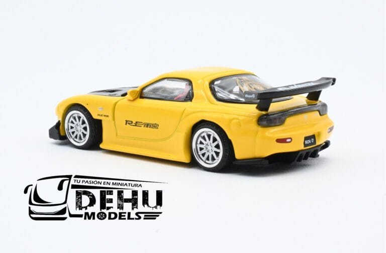 PR64-0116 Mazda RX7 RE Amemiya Widebody, Amarillo - Negro (5)