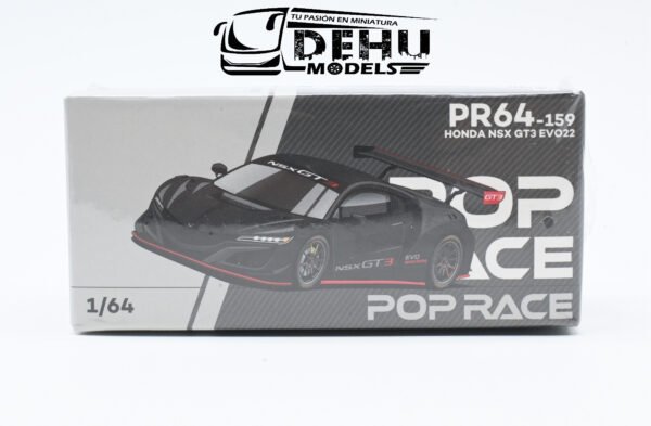 Auto a Escala 1/64 Honda NSX GT3 EVO22 Carbon Edition PR64-0159 Pop Race - Imagen 12